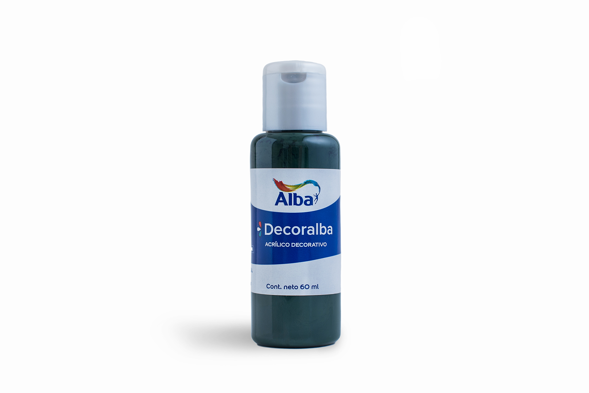 Acrilico decorativo alba 60cc verde noche 451 - 60ML - Alba Artística